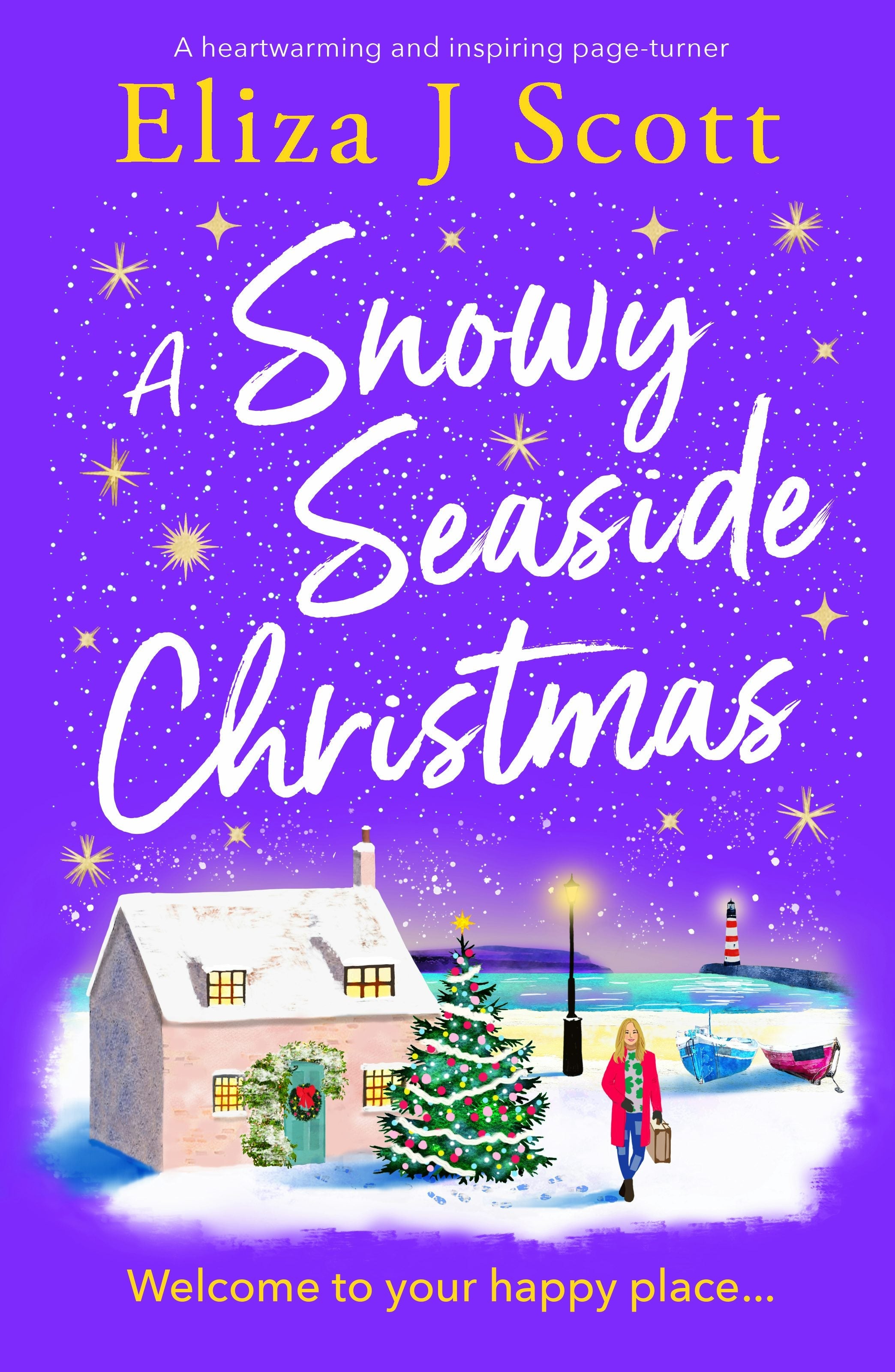 Book cover image for A Snowy Seaside Christmas ISBN: 9781837000302